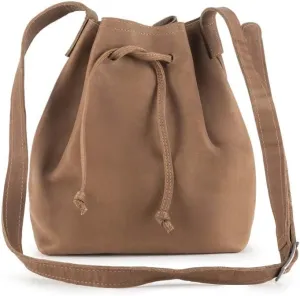 Jerusalem Sandals Leather Bucket Bag - Brown