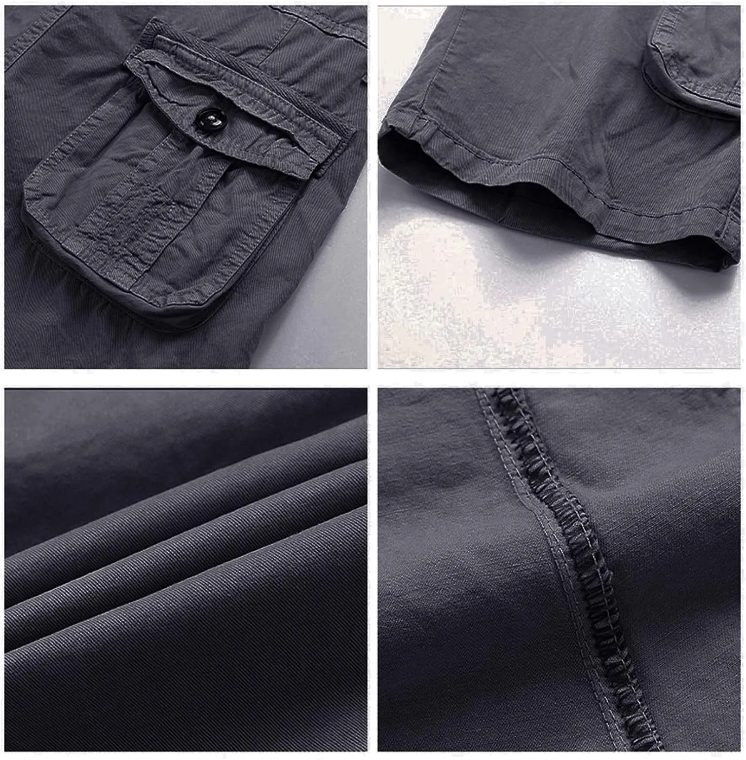 JEShifangjiusu Men's Chino Jogger Pants Stretch Casual Military Pants Chino Pant Camo Cargo Pants Trousers with Pockets