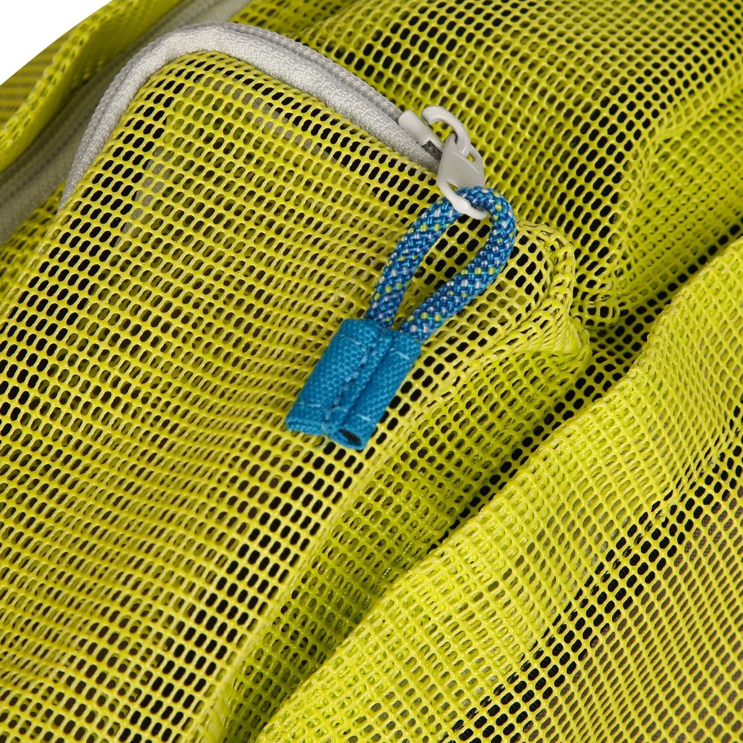 KAVU Mini Beach Rope Bag Mesh Crossbody Sling Backpack - Key Lime