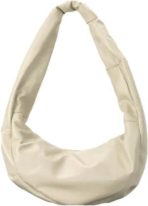 Large Dumpling Shoulder Bags for Women Y2K Crescent Totes PU Leather Bag Handbag Fashion Underarm Satchels