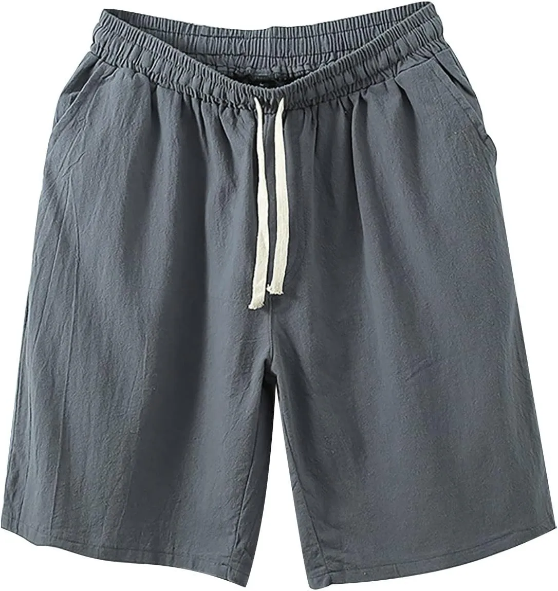 LCMTWX Men's Running Shorts Pants Casual Solid Color Loose Youth Japanese Retro Breathable Shorts Men Men's Workout Clothes