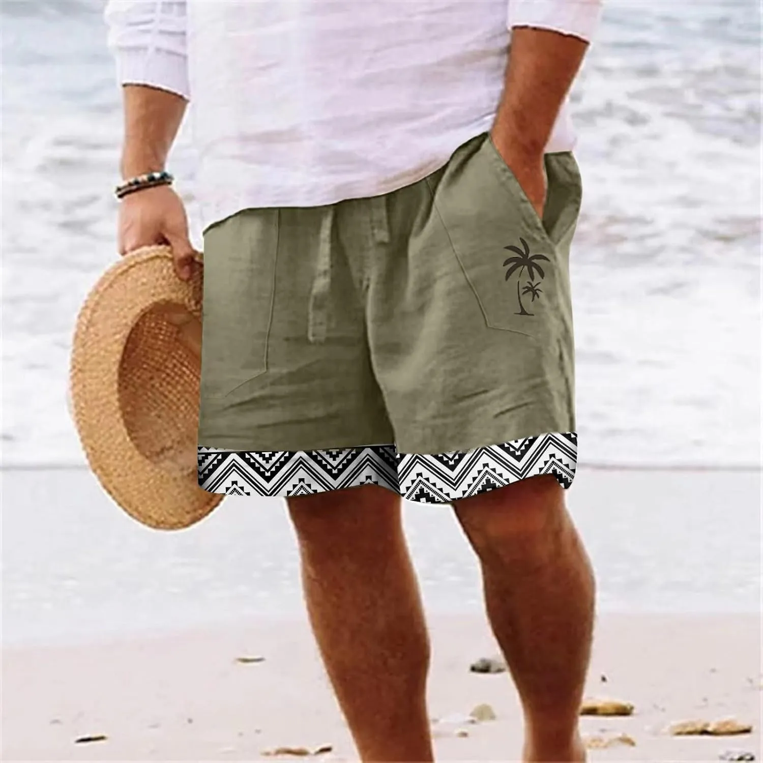 LCMTWX Men's Shorts Casual Casual Cotton Pockets Beach Fitness Bodybuilding Pants Men's Pants Cargo Pants for Men Shorts