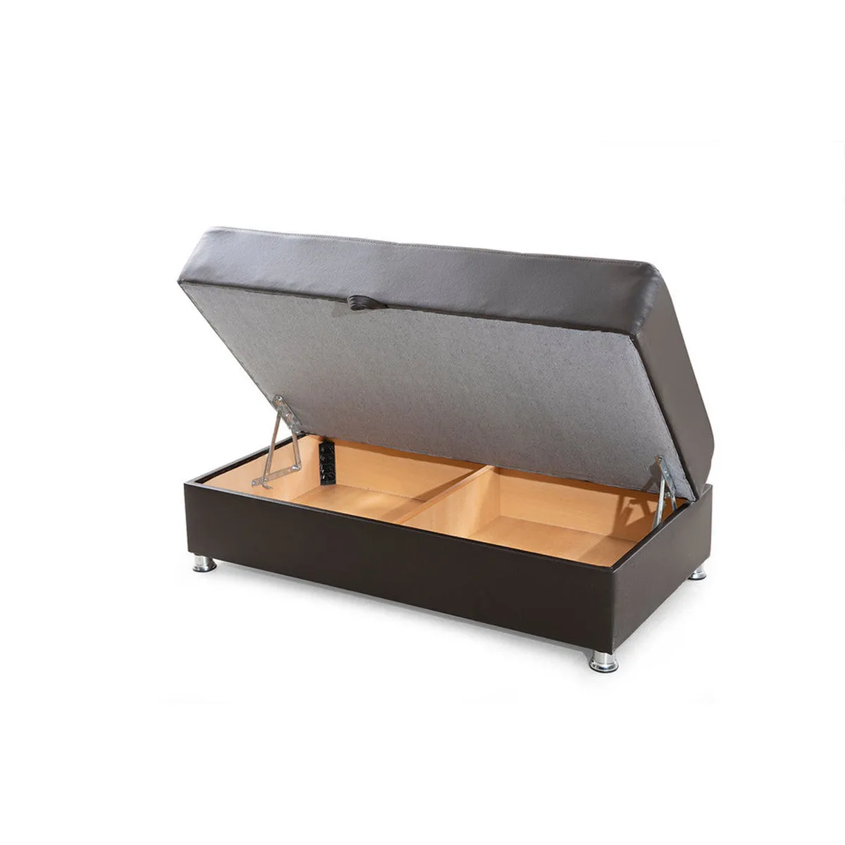 London Brown Ottoman