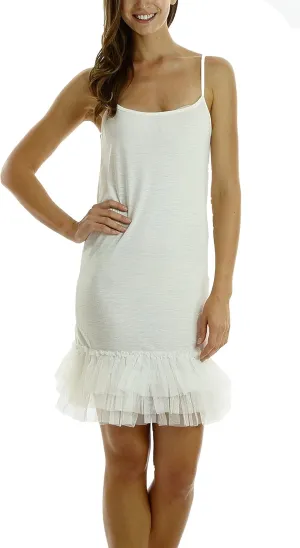 MELODY Women's Knit Camisole Full Slip Dresses