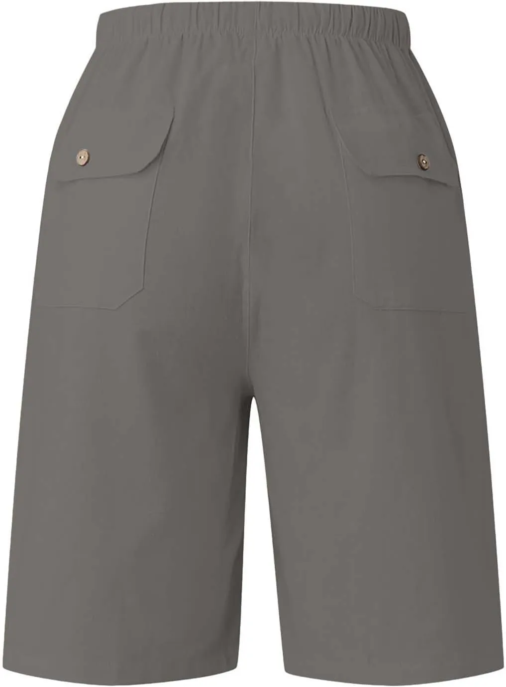 Mens Dressy Casual Shorts Summer Loose Fit Lightweight Plus Size Drawstring Sports Pants Solid Combat Leisure Vacation Shorts