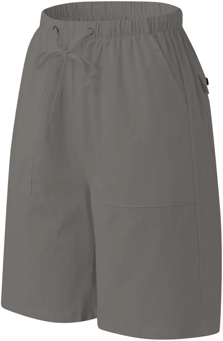 Mens Dressy Casual Shorts Summer Loose Fit Lightweight Plus Size Drawstring Sports Pants Solid Combat Leisure Vacation Shorts