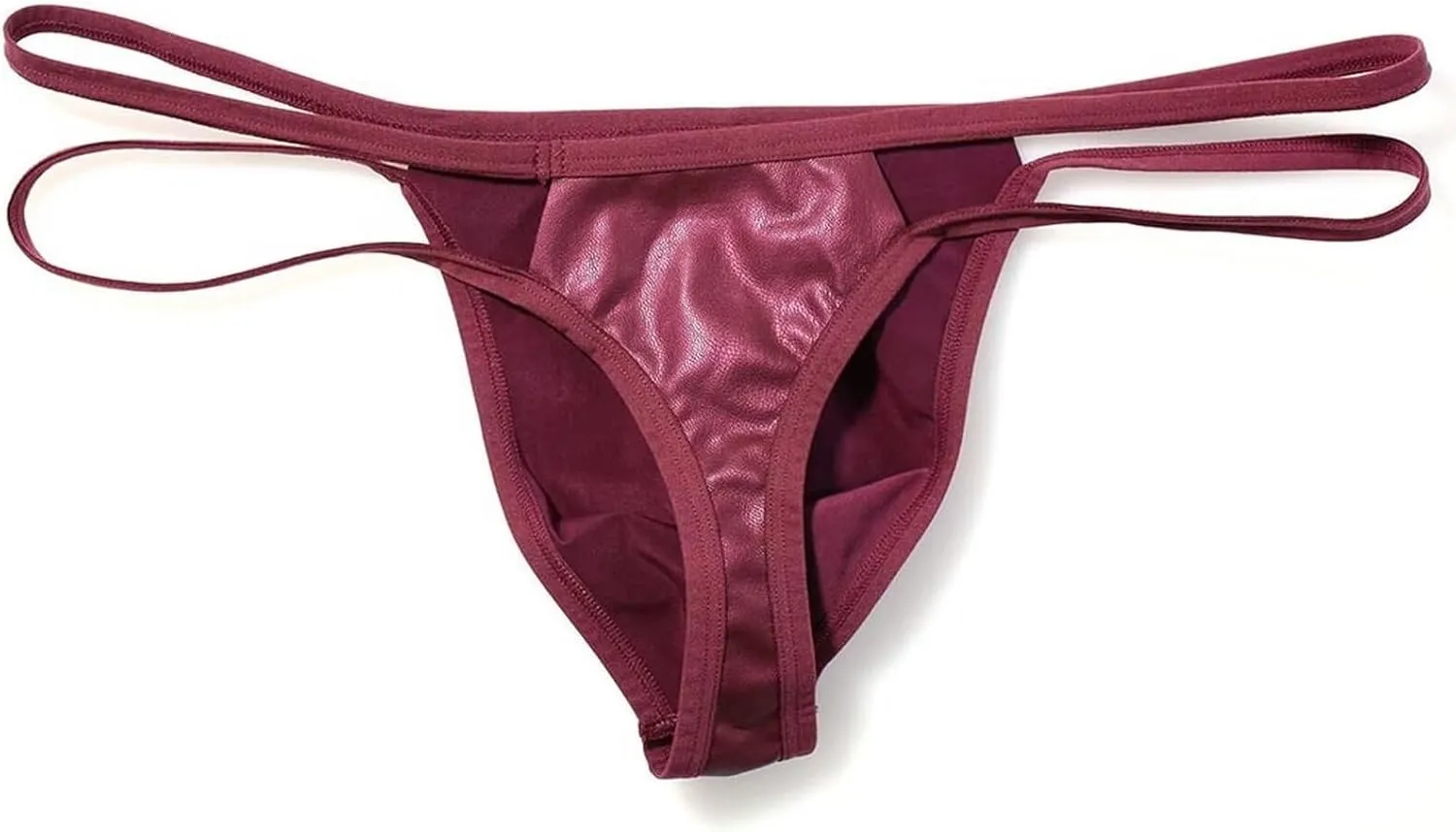 Mens Panties Men Leather Thongs Briefs Underwear Design Man Underpants Gstring