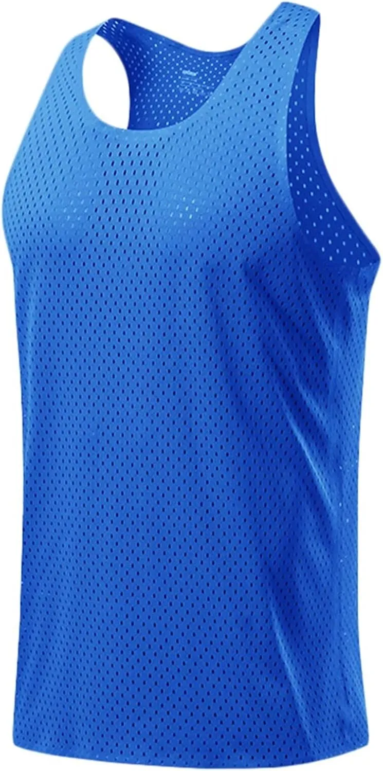 Men's Sport Tank Tops Workout Gym Vest Quick Dry Tops Training Shirt Breathable Sleeveless Vest