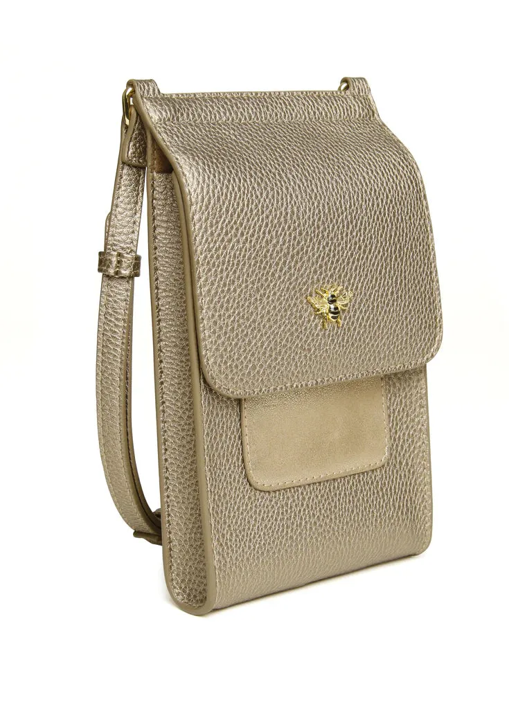 Mini Bloomsbury Crossbody Bag - Bronze