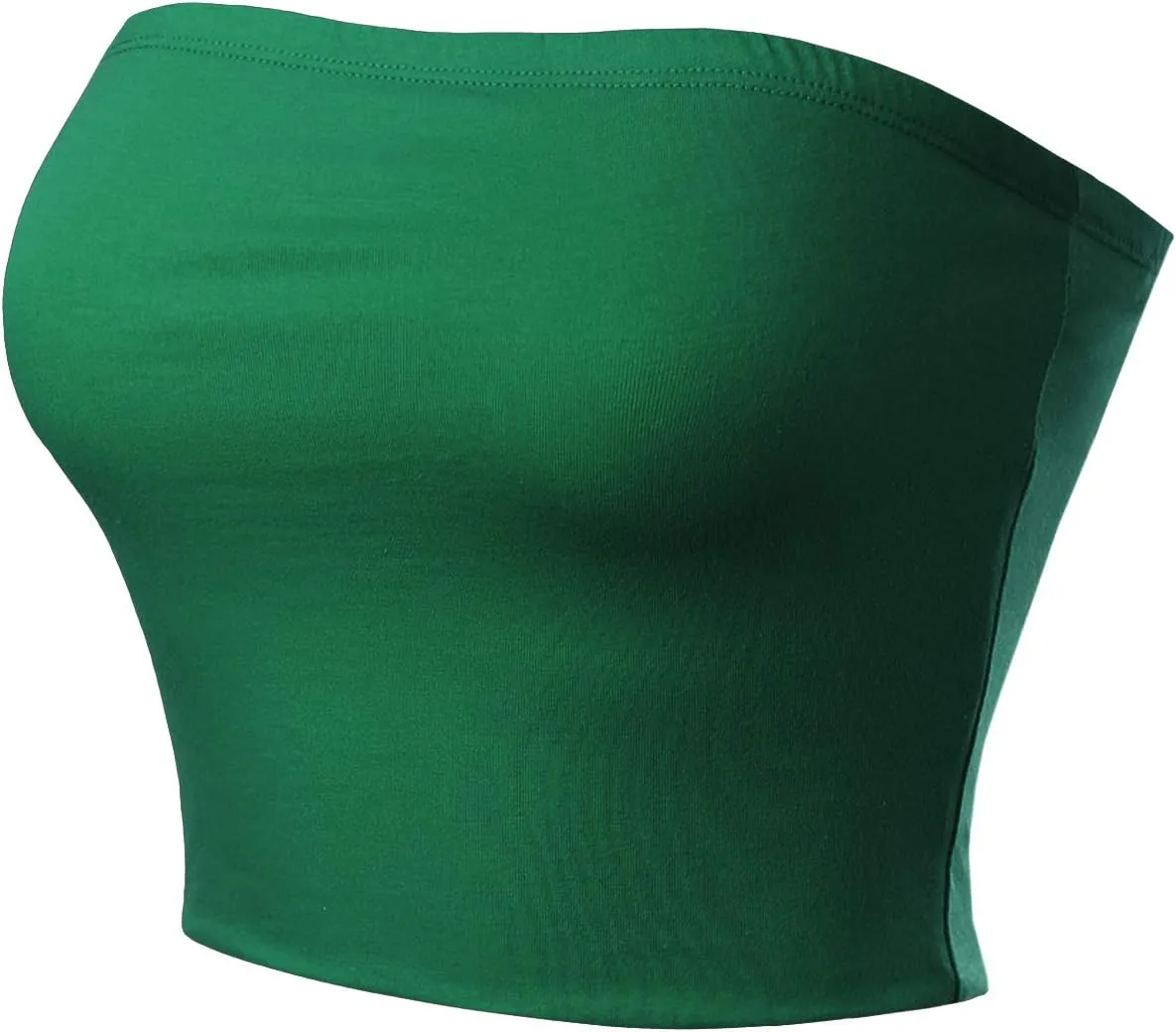 MixMatchy Women's Strapless Tube Tops Basic Bandeau Crop Sleeveless Backless Casual Sexy Going Out Tops Summer 2025