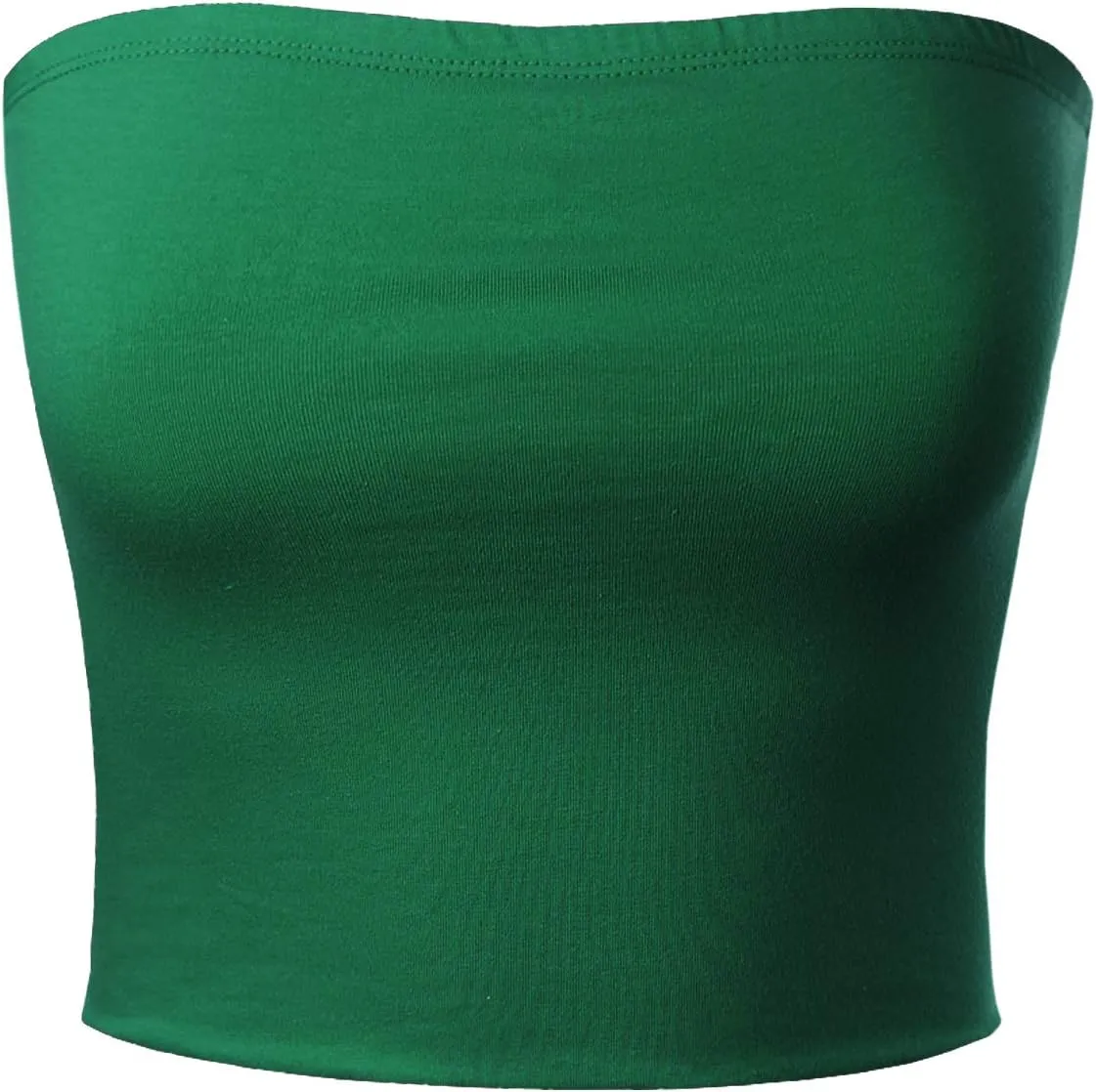 MixMatchy Women's Strapless Tube Tops Basic Bandeau Crop Sleeveless Backless Casual Sexy Going Out Tops Summer 2025