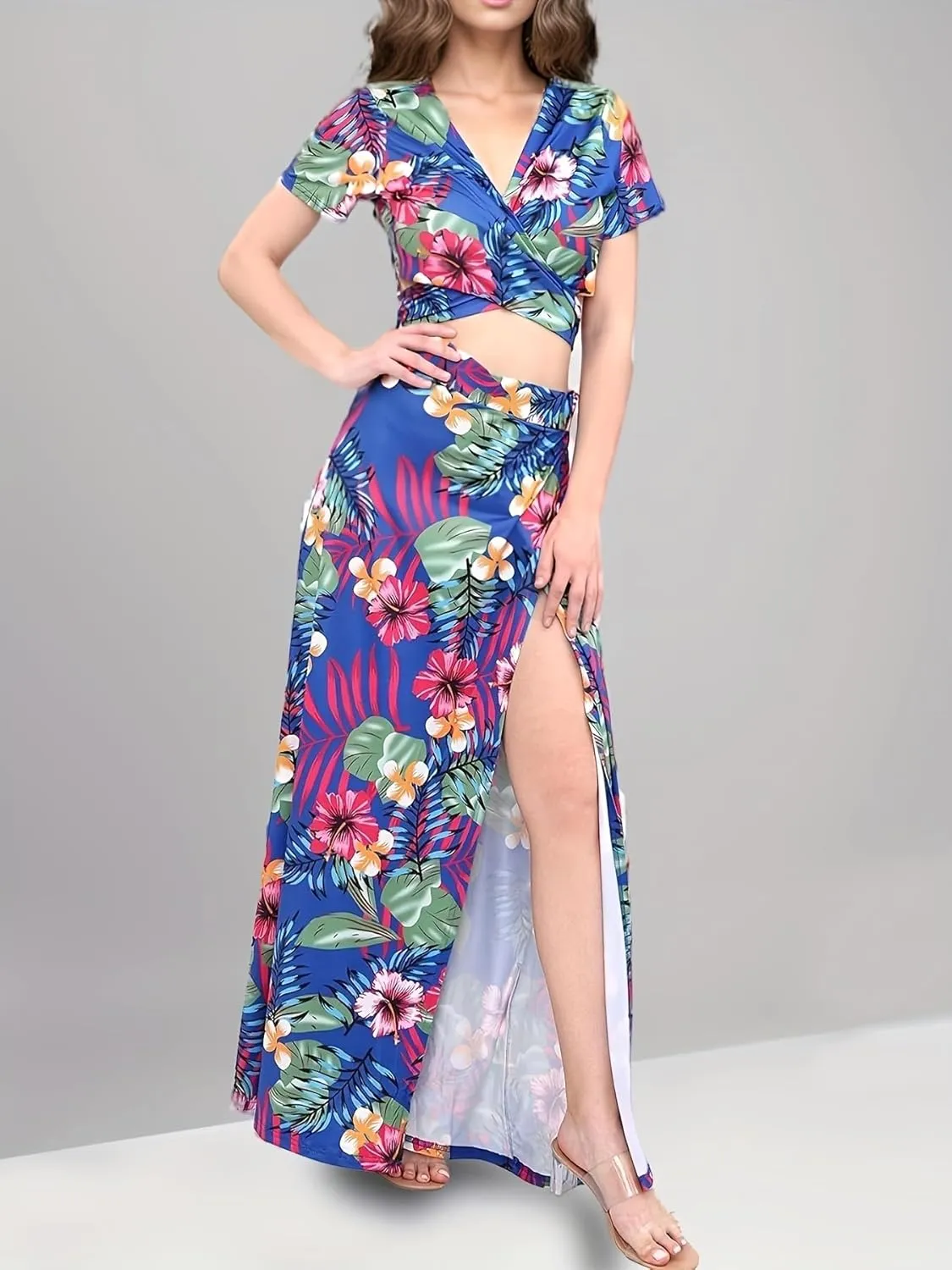 NASKY Exquisite Women's Long Maxi Skirt Sets in Mid - Length, Perfect for Ladies' Beach Getaways as Well as Daily Life