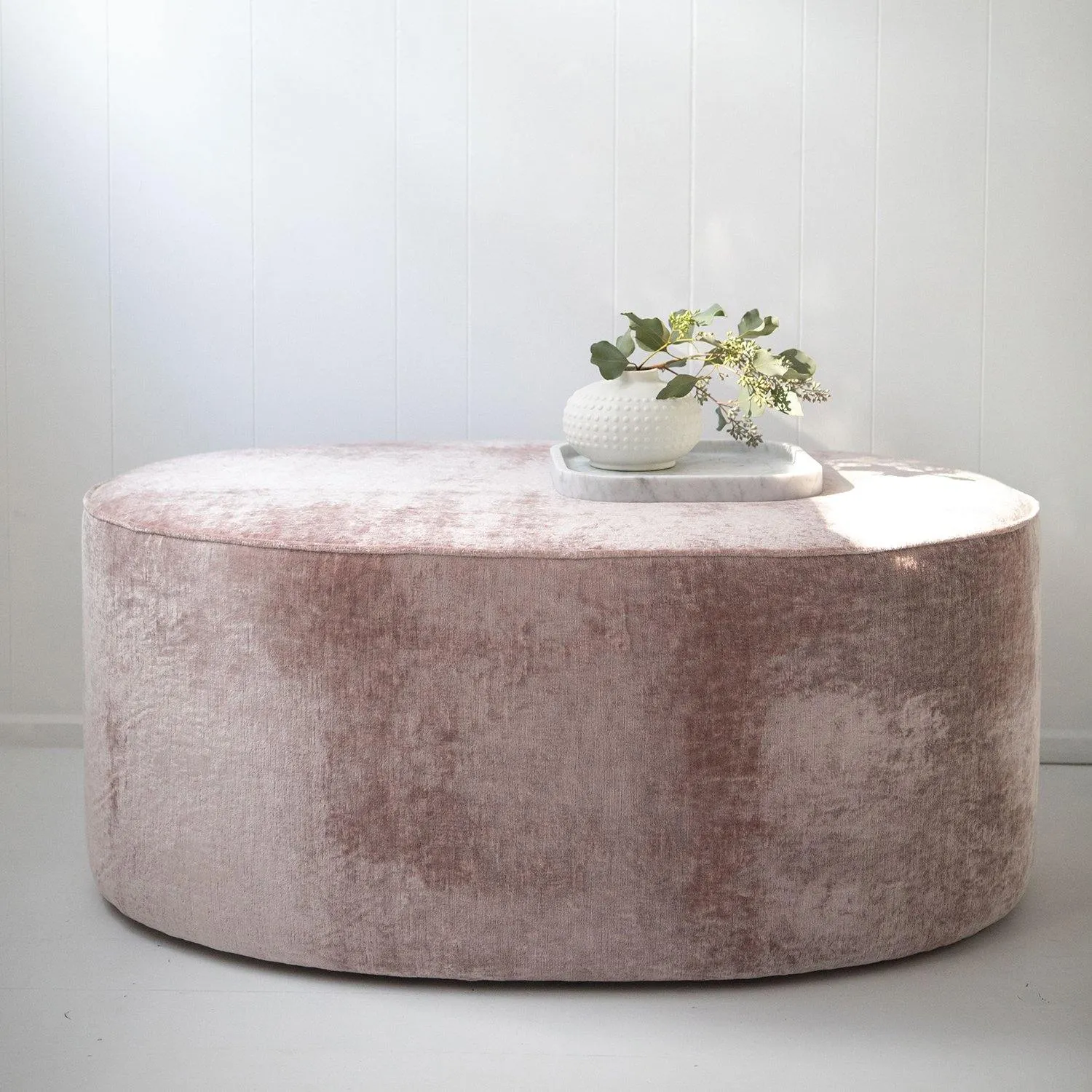 Oval Coffee Table Ottoman