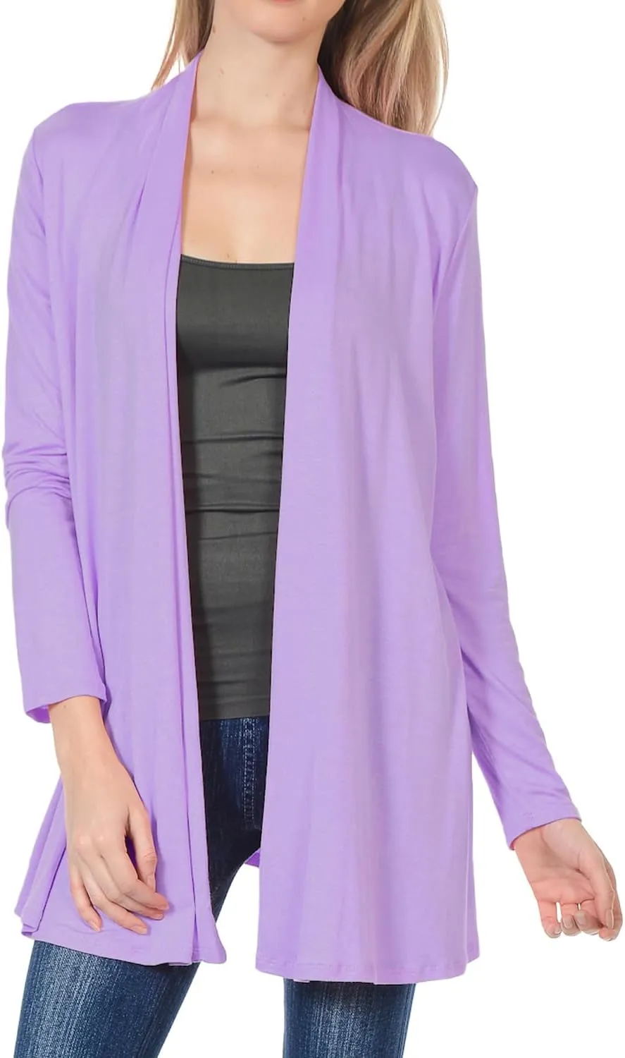 Pastel by Vivienne Women's Long Sleeve Jersey Cardigan