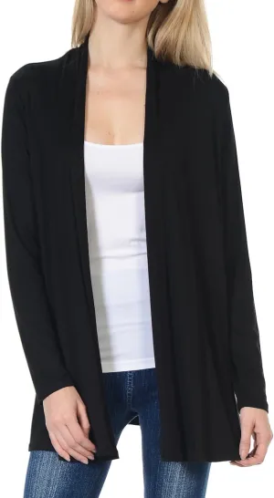 Pastel by Vivienne Women's Long Sleeve Jersey Cardigan