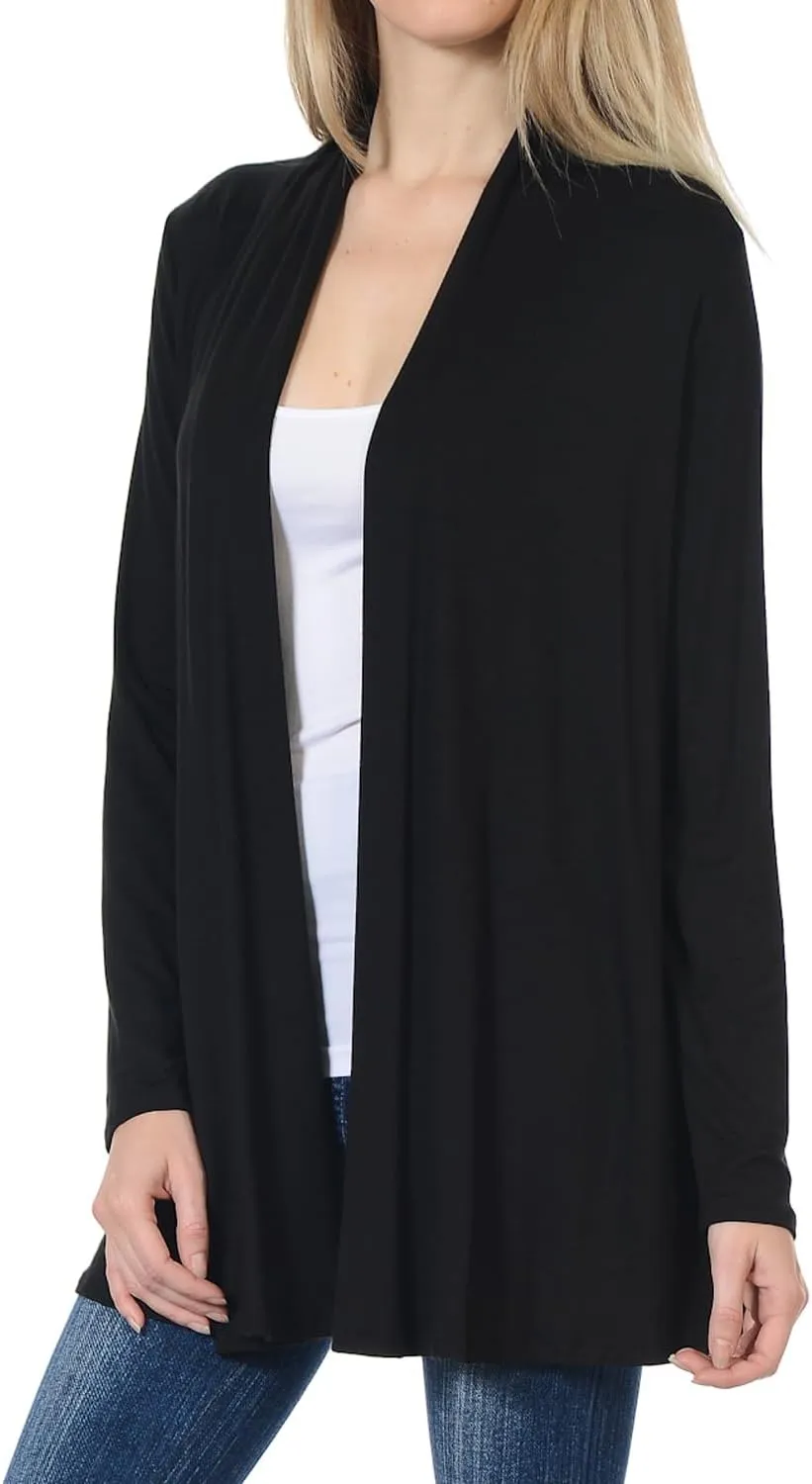 Pastel by Vivienne Women's Long Sleeve Jersey Cardigan