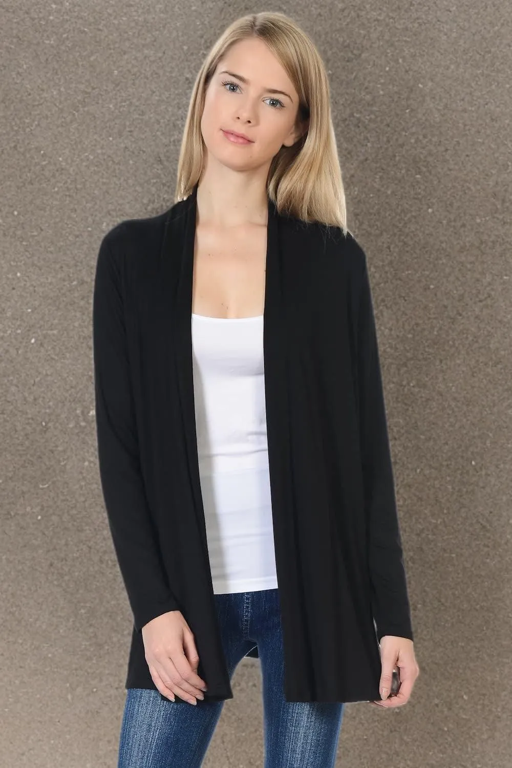 Pastel by Vivienne Women's Long Sleeve Jersey Cardigan