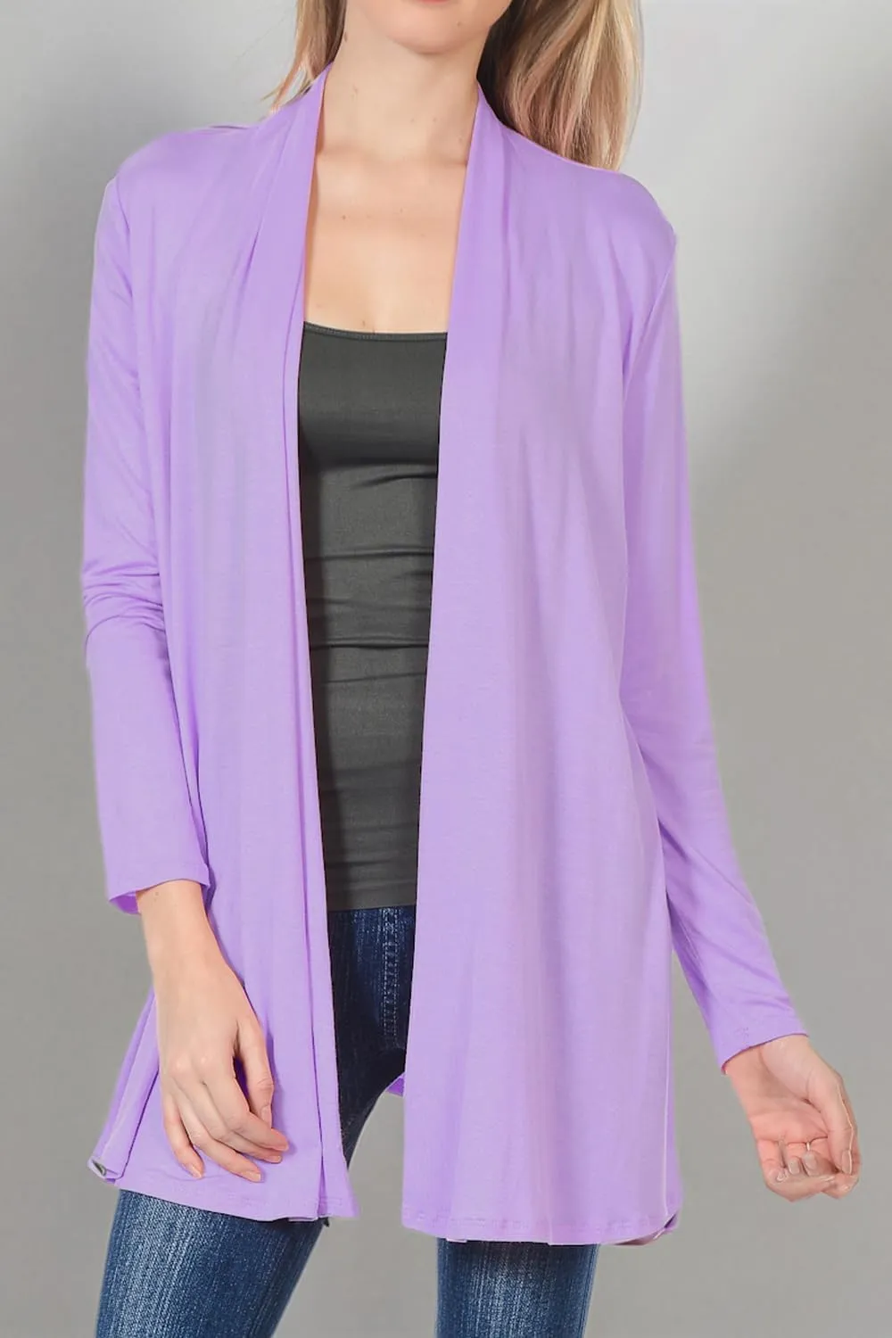 Pastel by Vivienne Women's Long Sleeve Jersey Cardigan