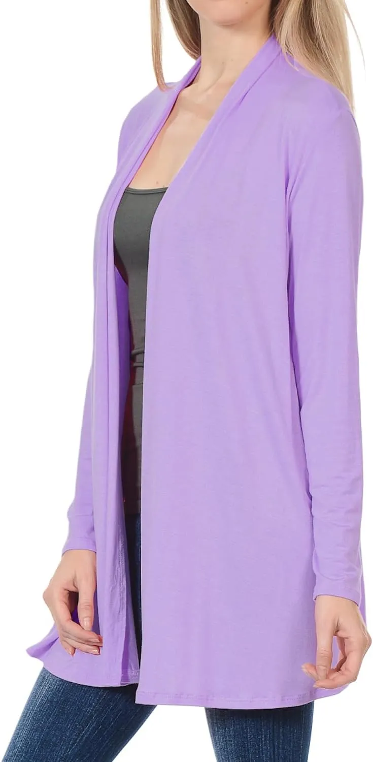 Pastel by Vivienne Women's Long Sleeve Jersey Cardigan