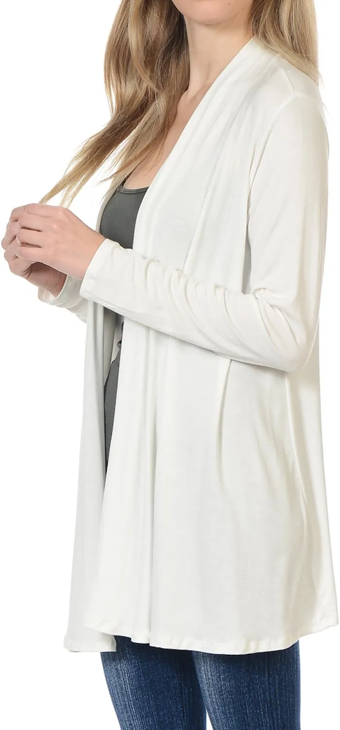 Pastel by Vivienne Women's Long Sleeve Jersey Cardigan