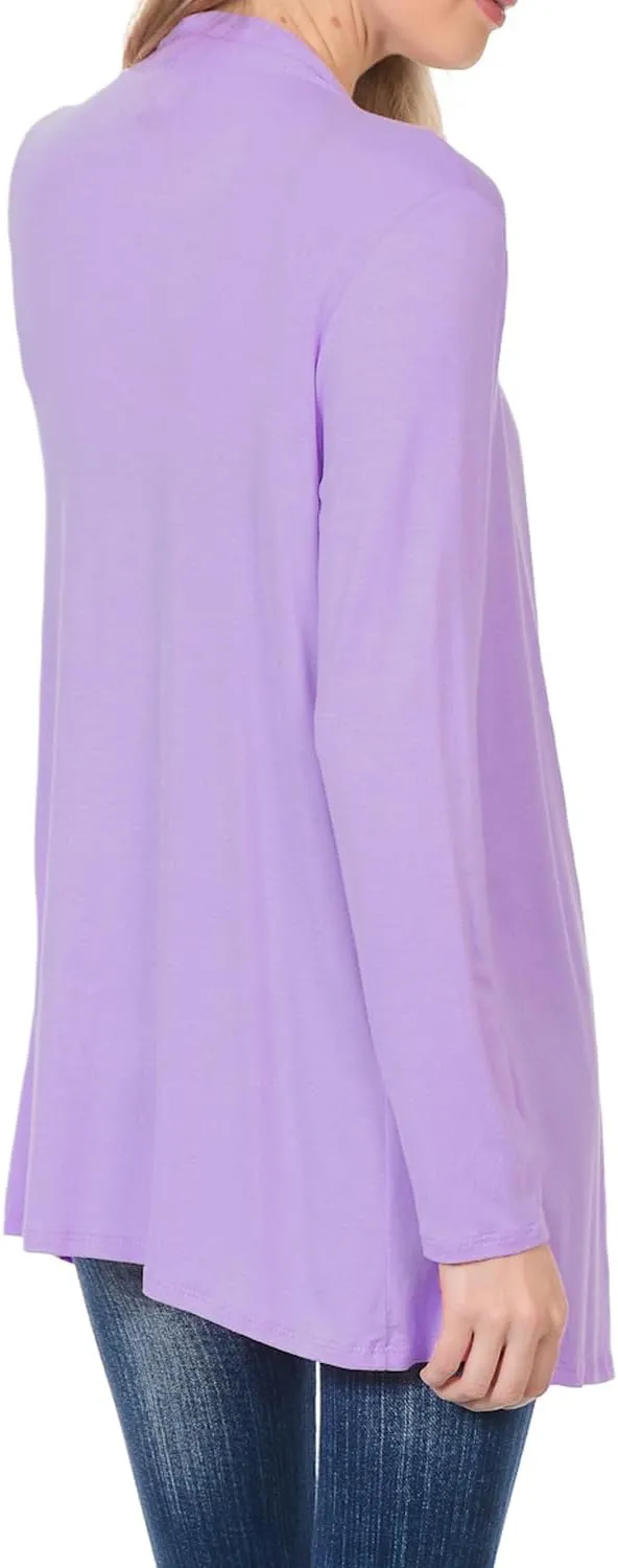 Pastel by Vivienne Women's Long Sleeve Jersey Cardigan
