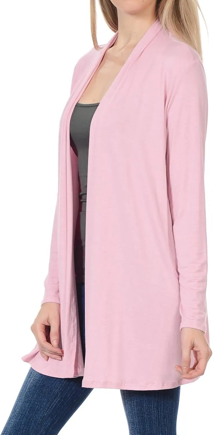 Pastel by Vivienne Women's Long Sleeve Jersey Cardigan