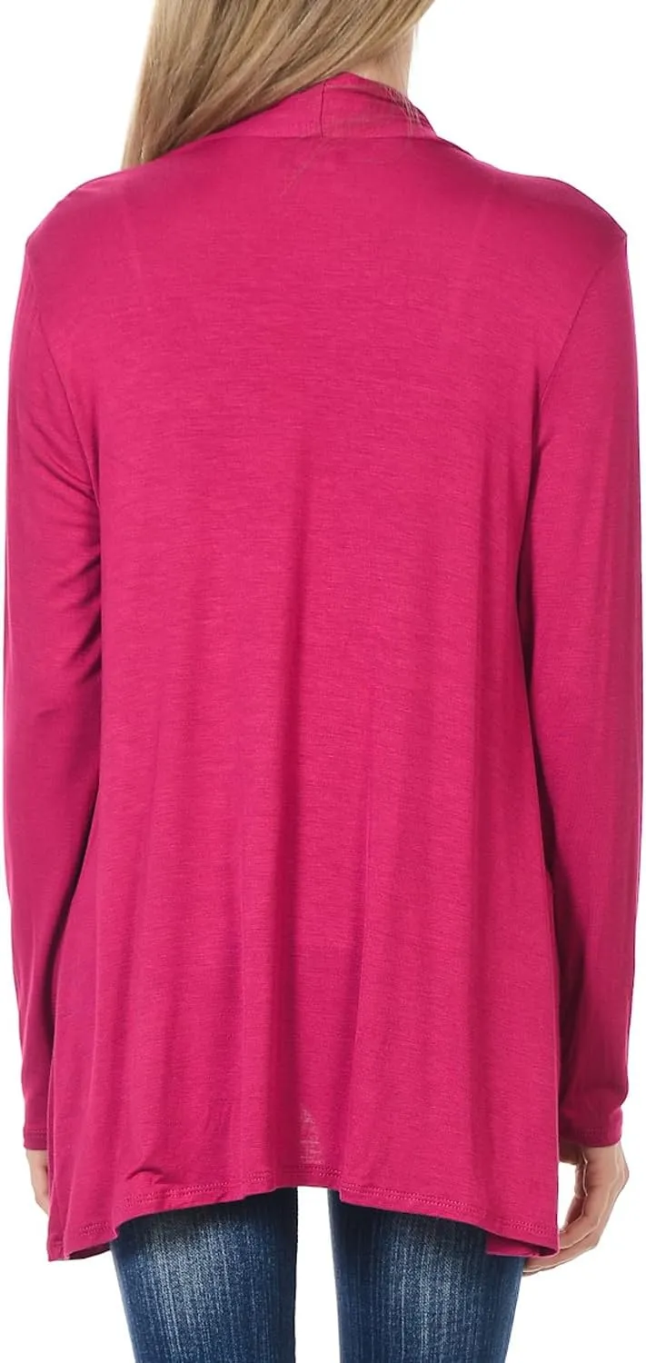 Pastel by Vivienne Women's Long Sleeve Jersey Cardigan