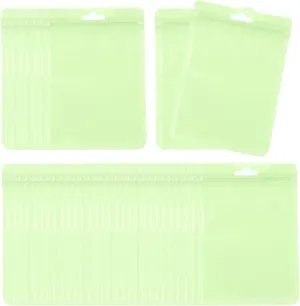 PATIKIL Jewelry Anti Oxidation Bag, 100 Pcs PVC Jewelry Anti Tarnish Storage Zipper Bags for Packaging Jewelry, Earrings, Rings, Necklaces, 4 x 6 Inch, Yellow