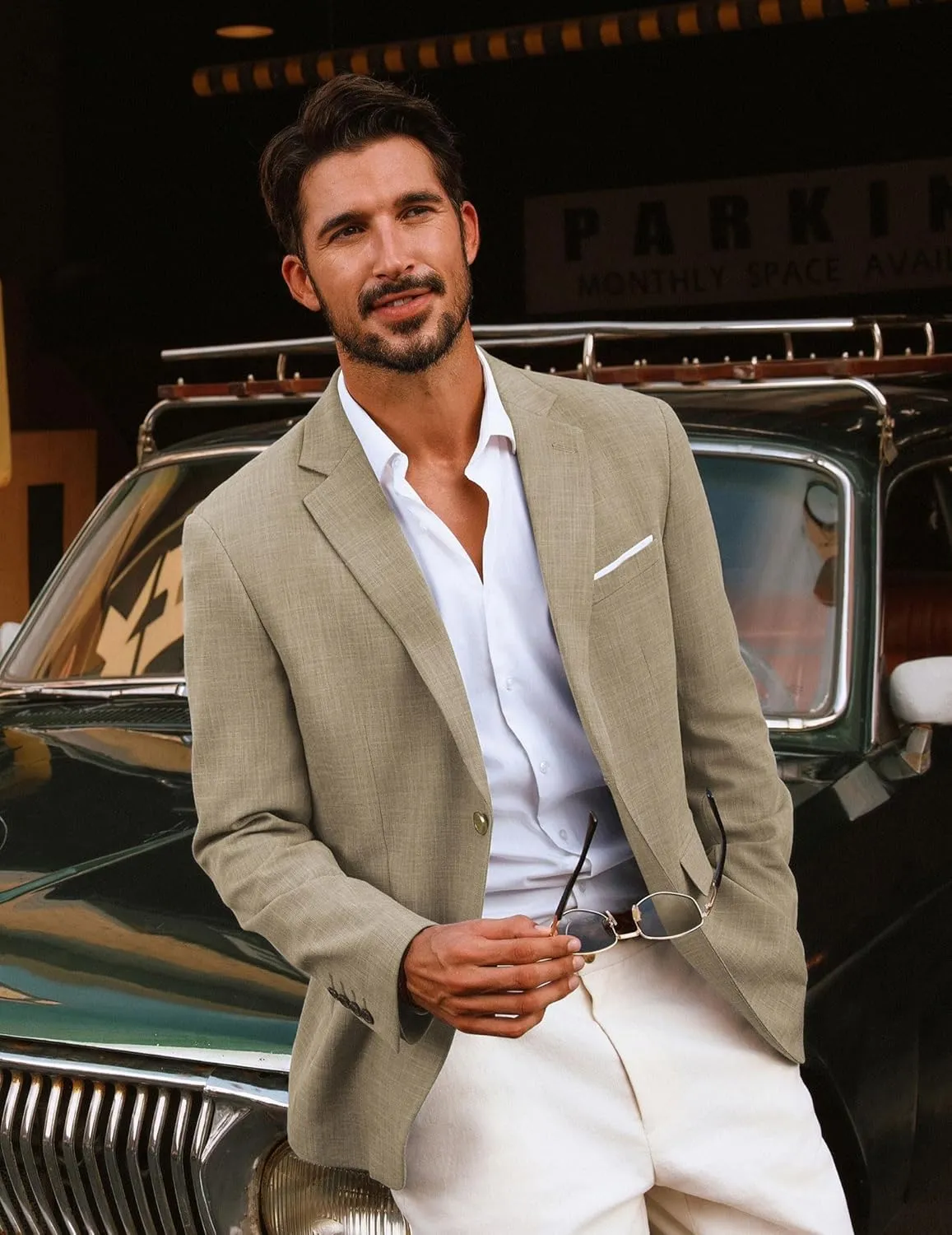 PJ PAUL JONES Mens Blazer Jackets Lightweight Casual Suits Stylish Sport Jacket for Men