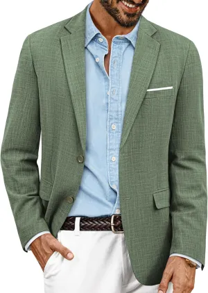 PJ PAUL JONES Mens Blazer Jackets Lightweight Casual Suits Stylish Sport Jacket for Men