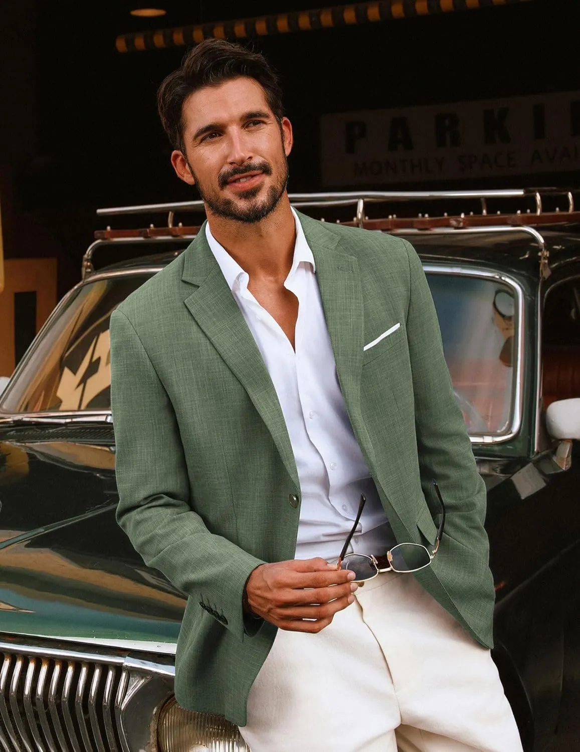 PJ PAUL JONES Mens Blazer Jackets Lightweight Casual Suits Stylish Sport Jacket for Men