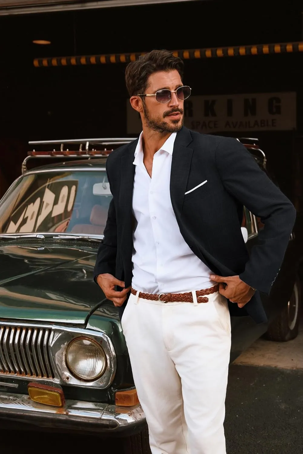 PJ PAUL JONES Mens Blazer Jackets Lightweight Casual Suits Stylish Sport Jacket for Men