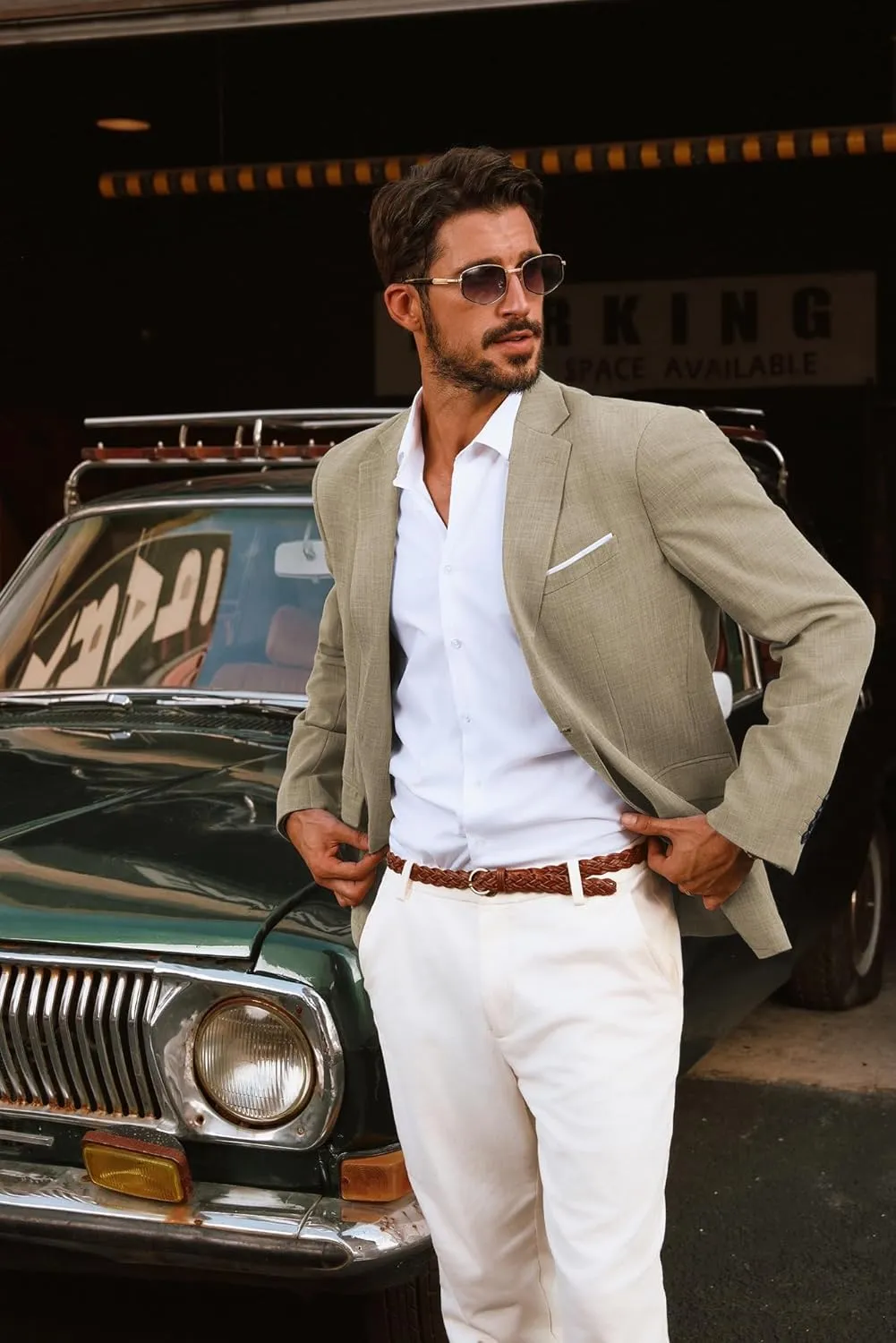 PJ PAUL JONES Mens Blazer Jackets Lightweight Casual Suits Stylish Sport Jacket for Men