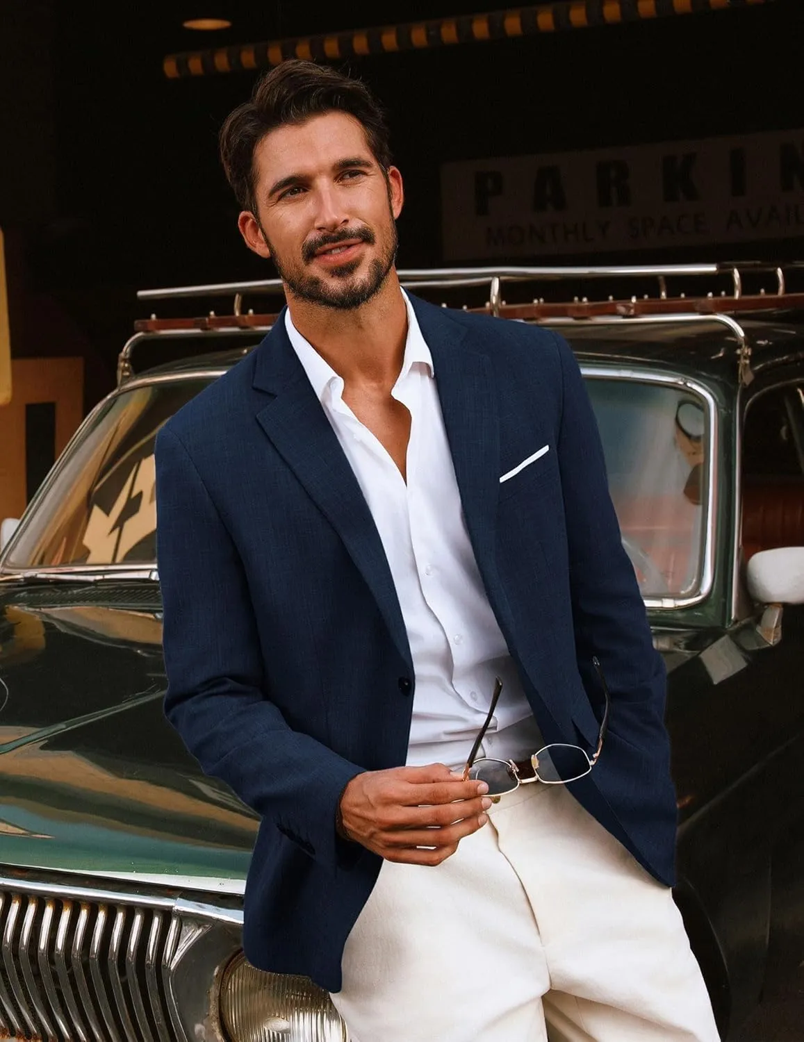 PJ PAUL JONES Mens Blazer Jackets Lightweight Casual Suits Stylish Sport Jacket for Men