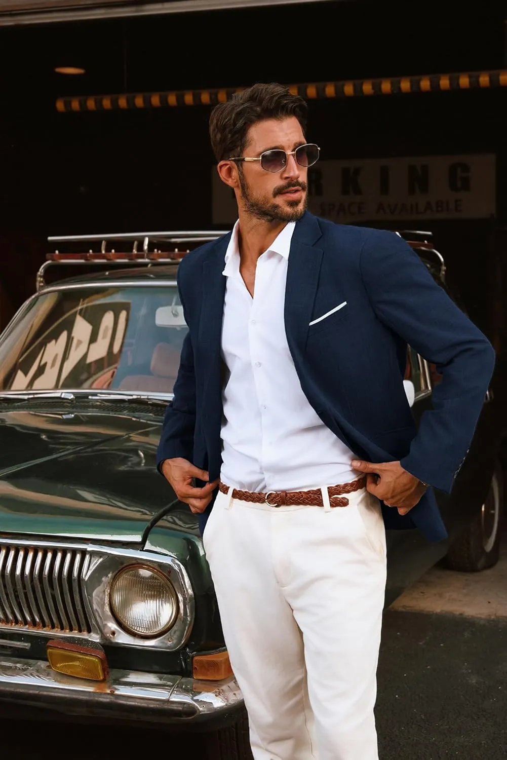 PJ PAUL JONES Mens Blazer Jackets Lightweight Casual Suits Stylish Sport Jacket for Men