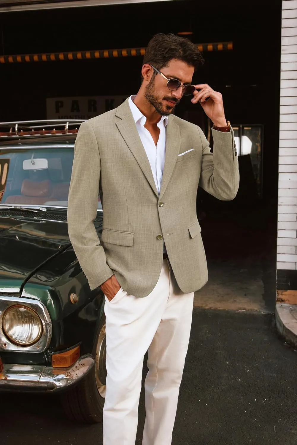 PJ PAUL JONES Mens Blazer Jackets Lightweight Casual Suits Stylish Sport Jacket for Men