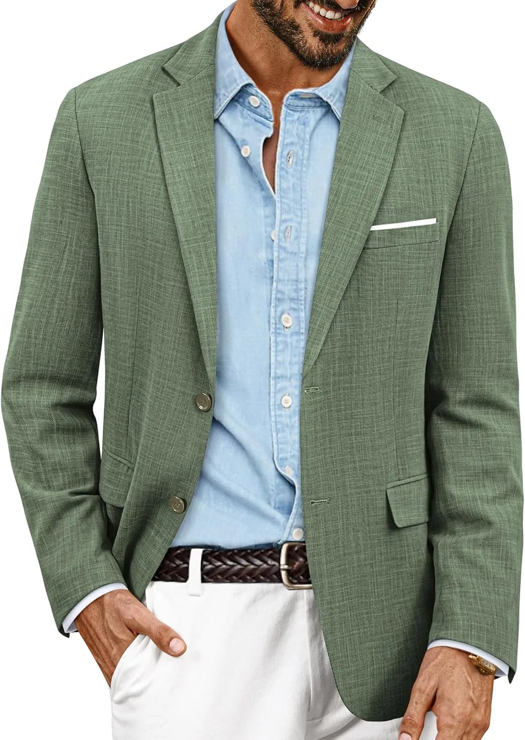 PJ PAUL JONES Mens Blazer Jackets Lightweight Casual Suits Stylish Sport Jacket for Men