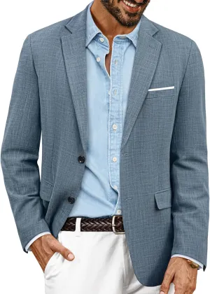 PJ PAUL JONES Mens Blazer Jackets Lightweight Casual Suits Stylish Sport Jacket for Men