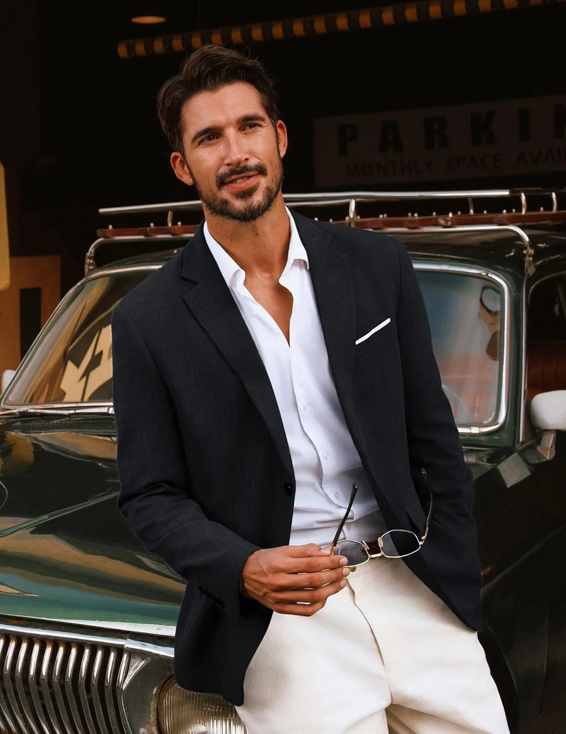 PJ PAUL JONES Mens Blazer Jackets Lightweight Casual Suits Stylish Sport Jacket for Men