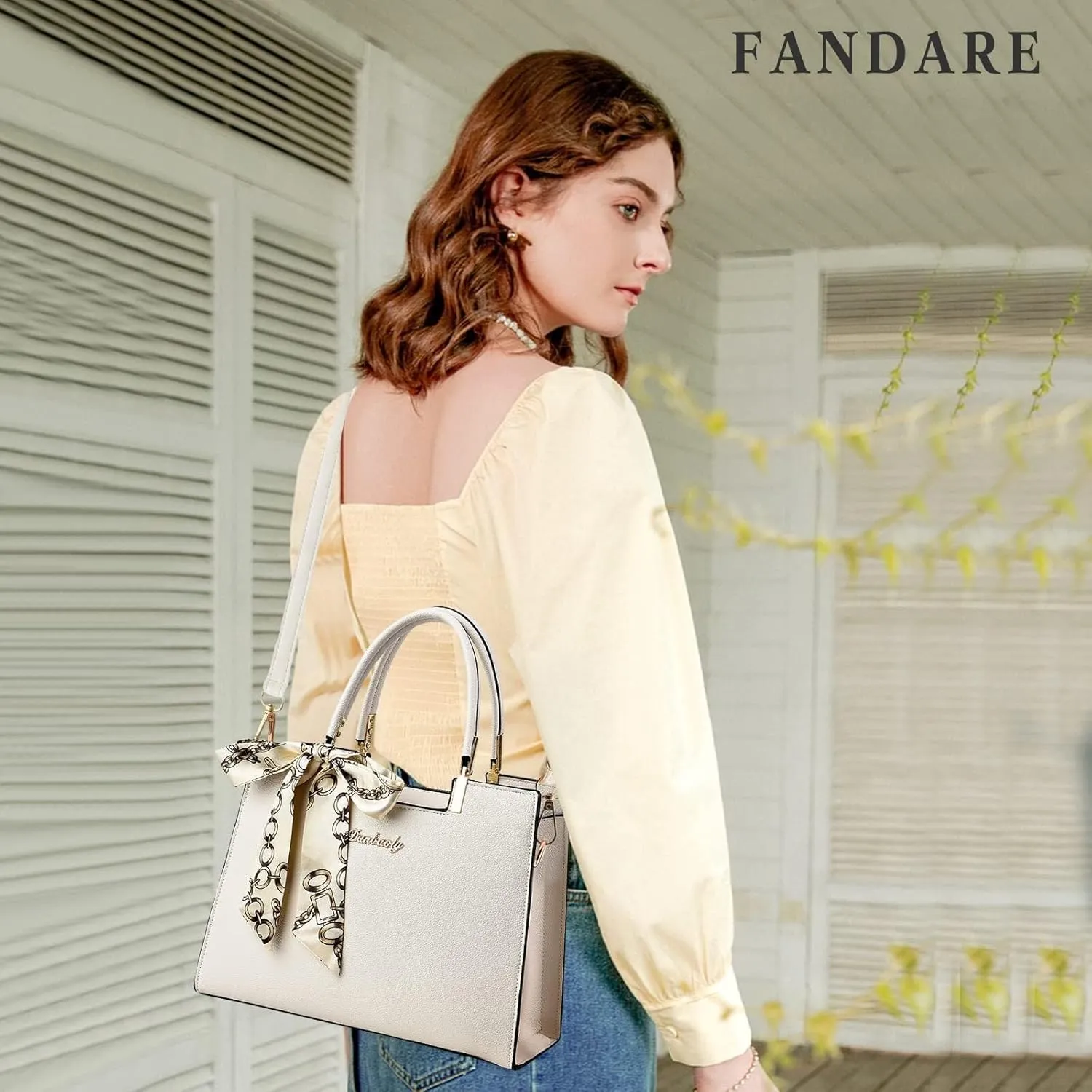 PU Leather Shoulder Womens Lightweight Top Handle Crossbody Messenger for Work Travel Roomy Fashion Totes Handbag