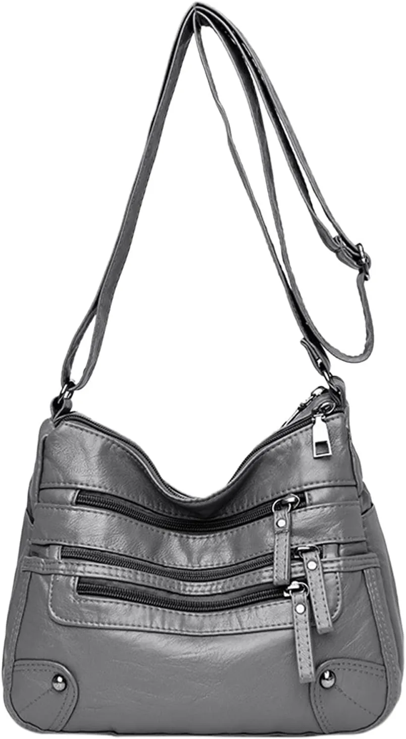 Puffer Tote Bag Soft Leather Shoulder Bags Layer Classic Crossbody Bag Luxury Designer Zipper Handbag And Purse