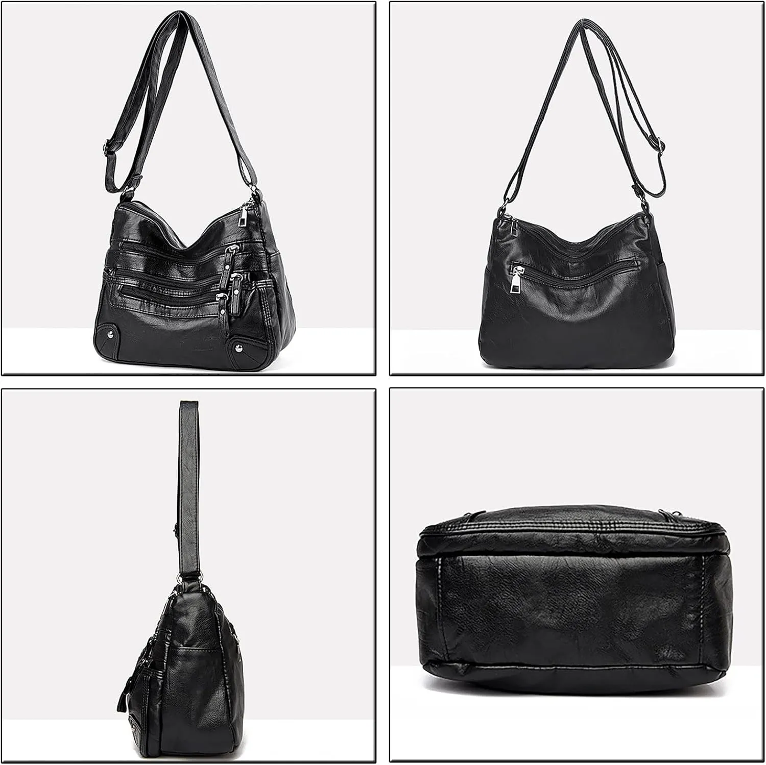 Puffer Tote Bag Soft Leather Shoulder Bags Layer Classic Crossbody Bag Luxury Designer Zipper Handbag And Purse