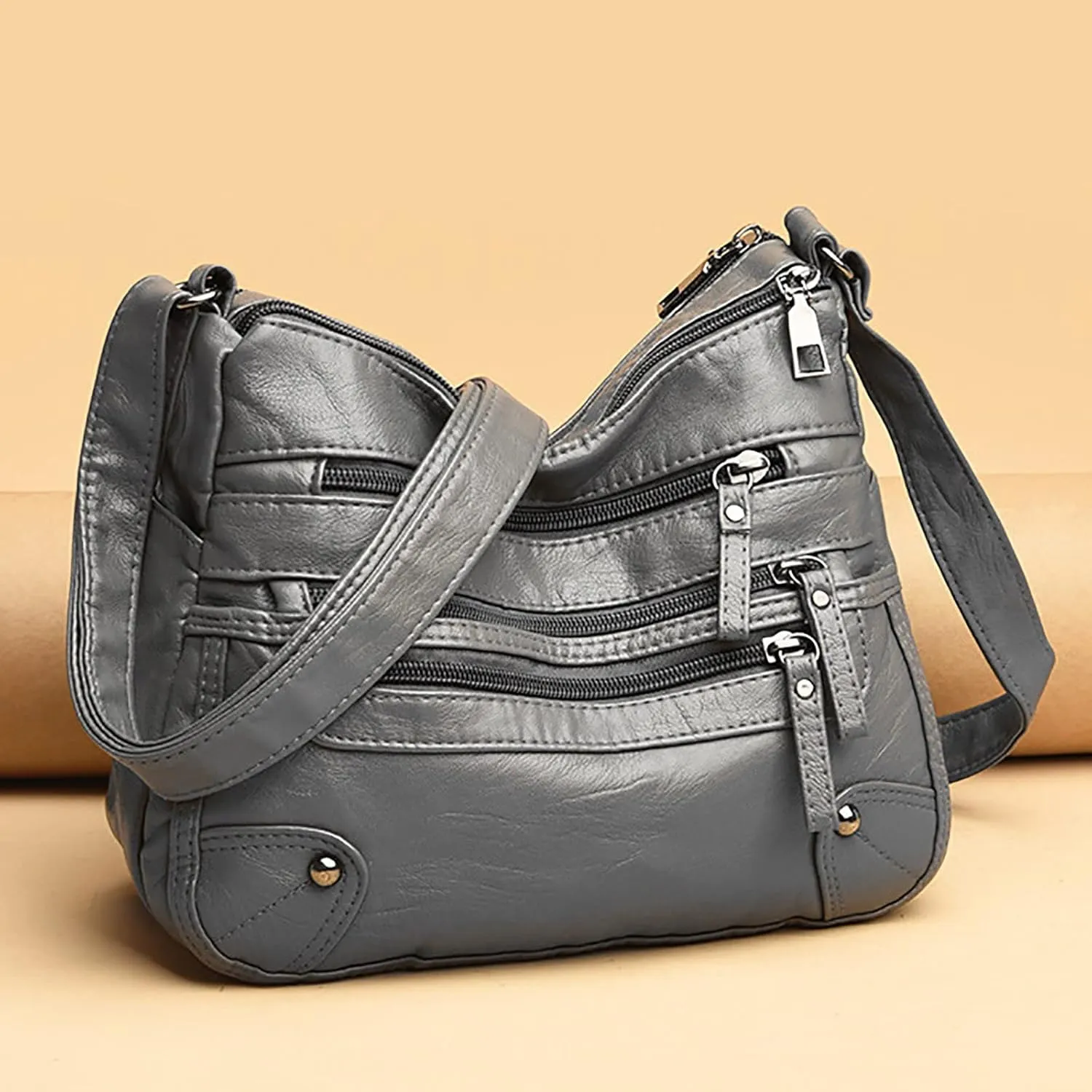 Puffer Tote Bag Soft Leather Shoulder Bags Layer Classic Crossbody Bag Luxury Designer Zipper Handbag And Purse