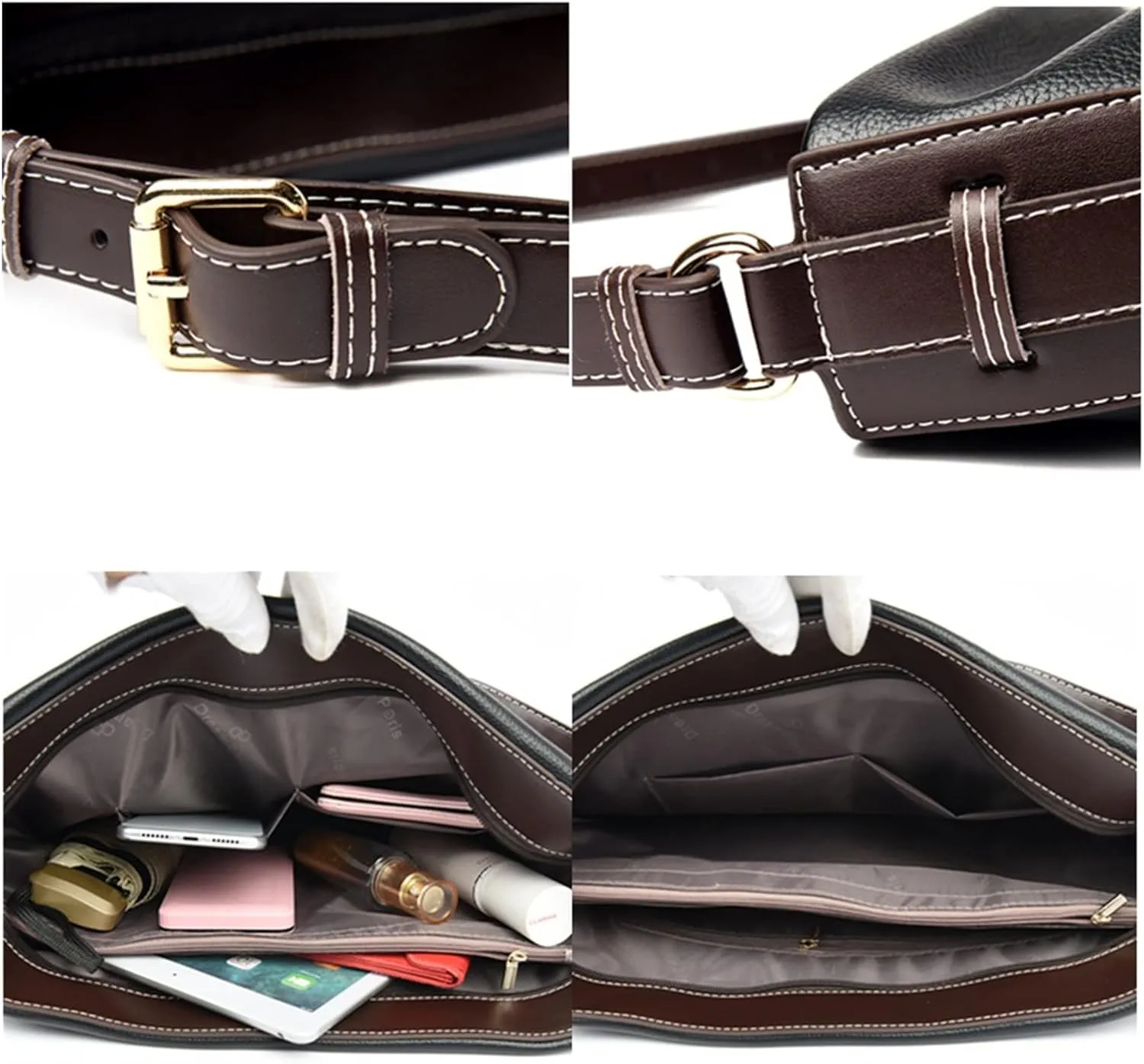 Quality Soft Leather Luxury Handbags For Women Bags Totes High Capacity Bucket Shoulder Bags Ladies Handbag
