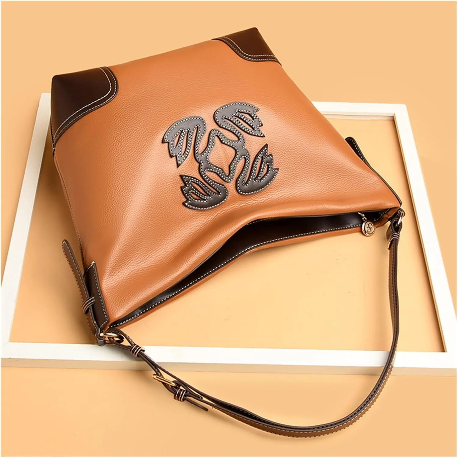 Quality Soft Leather Luxury Handbags For Women Bags Totes High Capacity Bucket Shoulder Bags Ladies Handbag