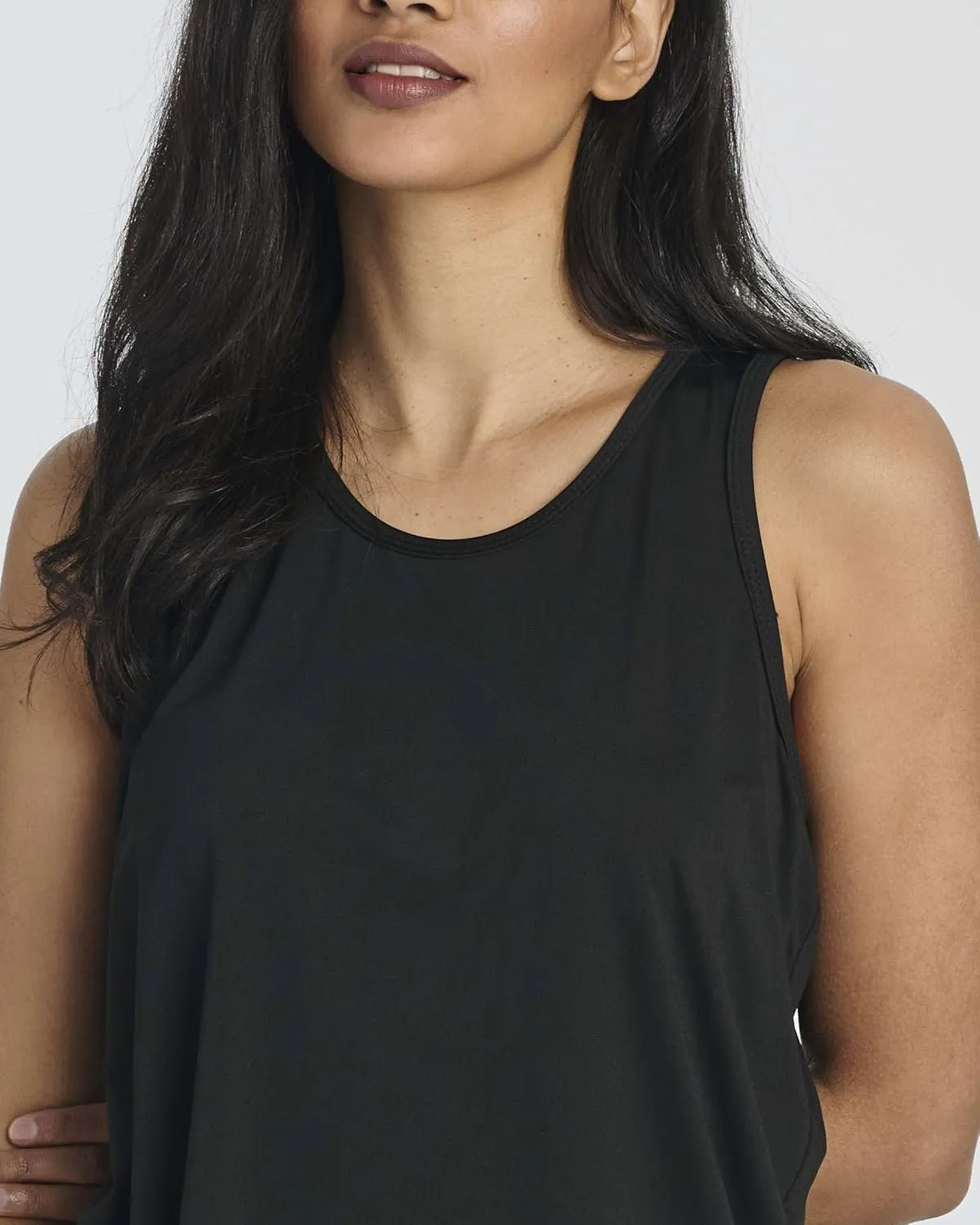 Real Essentials 5 Pack: Women's Racerback Workout Tank Top Mesh Back Dry-Fit Sleeveless Running Gym (Available in Plus Size)