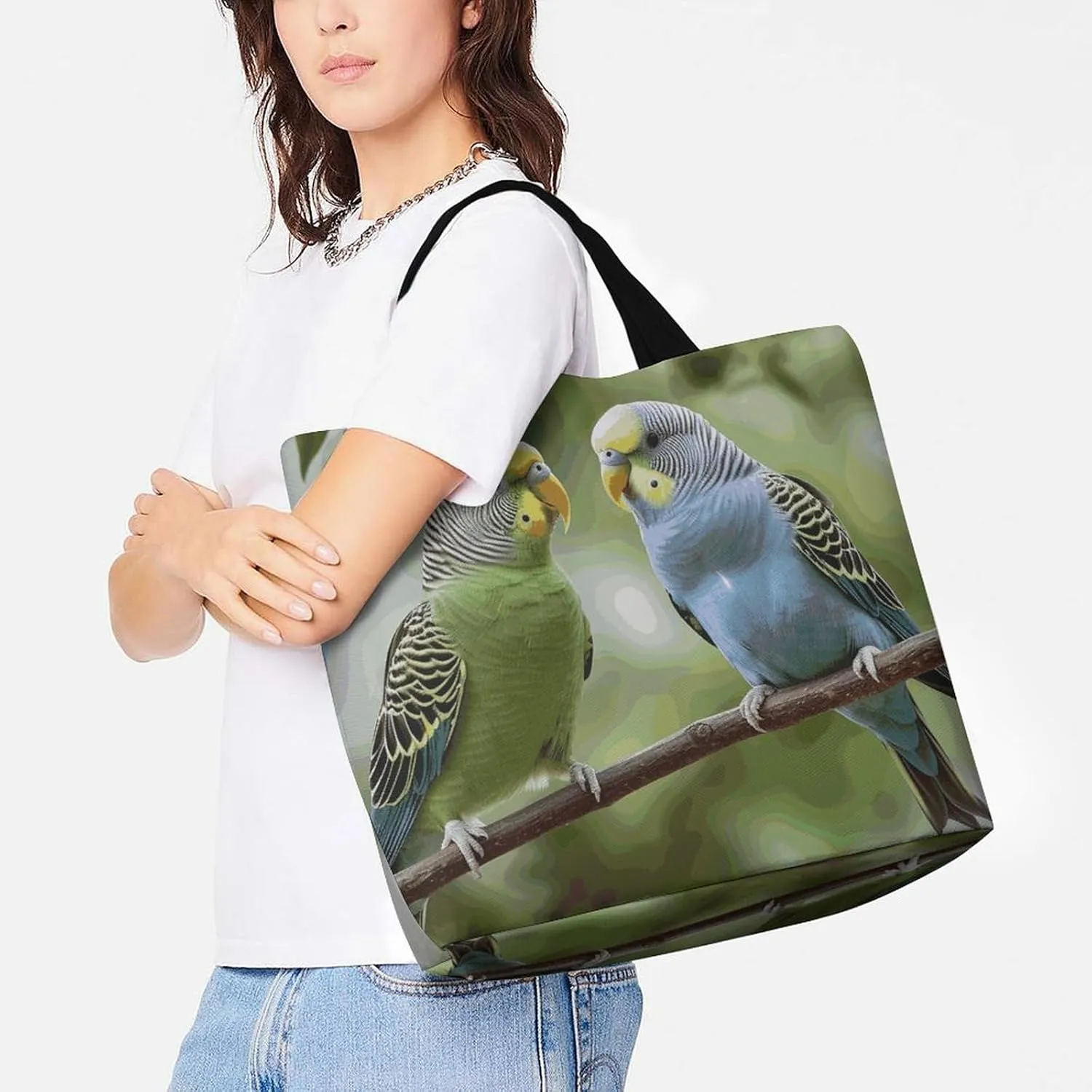 Real Image of Donkey Beach Bag Reusable Tote Bag Foldable Grocery Bags Women Shopping Bags for Daily Essentials
