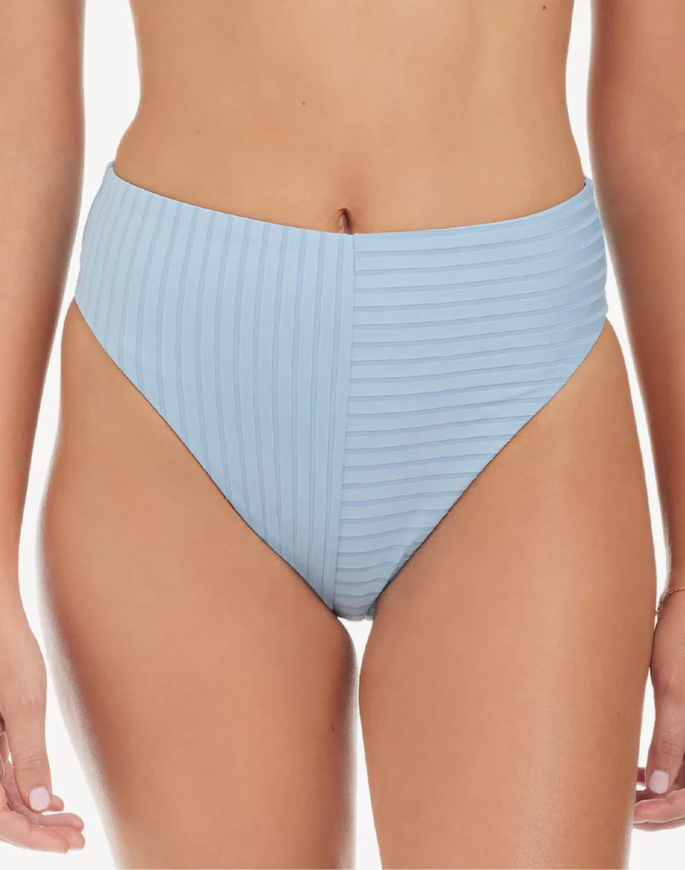 Refresh Rib High Leg High Waist Bikini Bottom