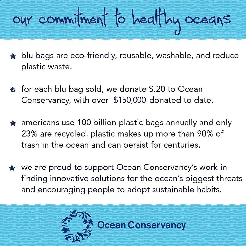 Reusable Grocery Bags - Washable, Foldable, Packable Tote, Large Handles, Heavy Duty, Zippered Top Pouch