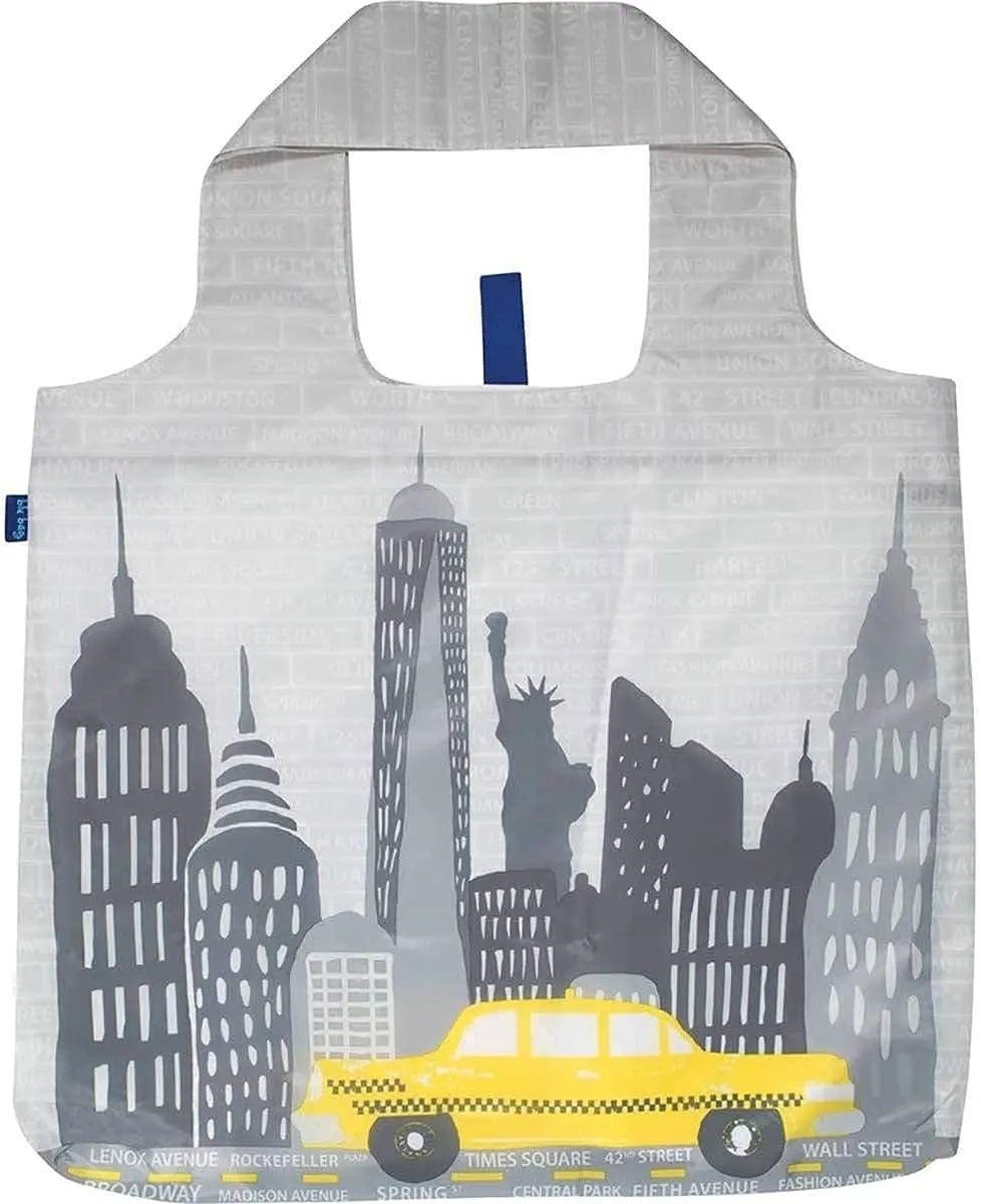 Reusable Grocery Bags - Washable, Foldable, Packable Tote, Large Handles, Heavy Duty, Zippered Top Pouch